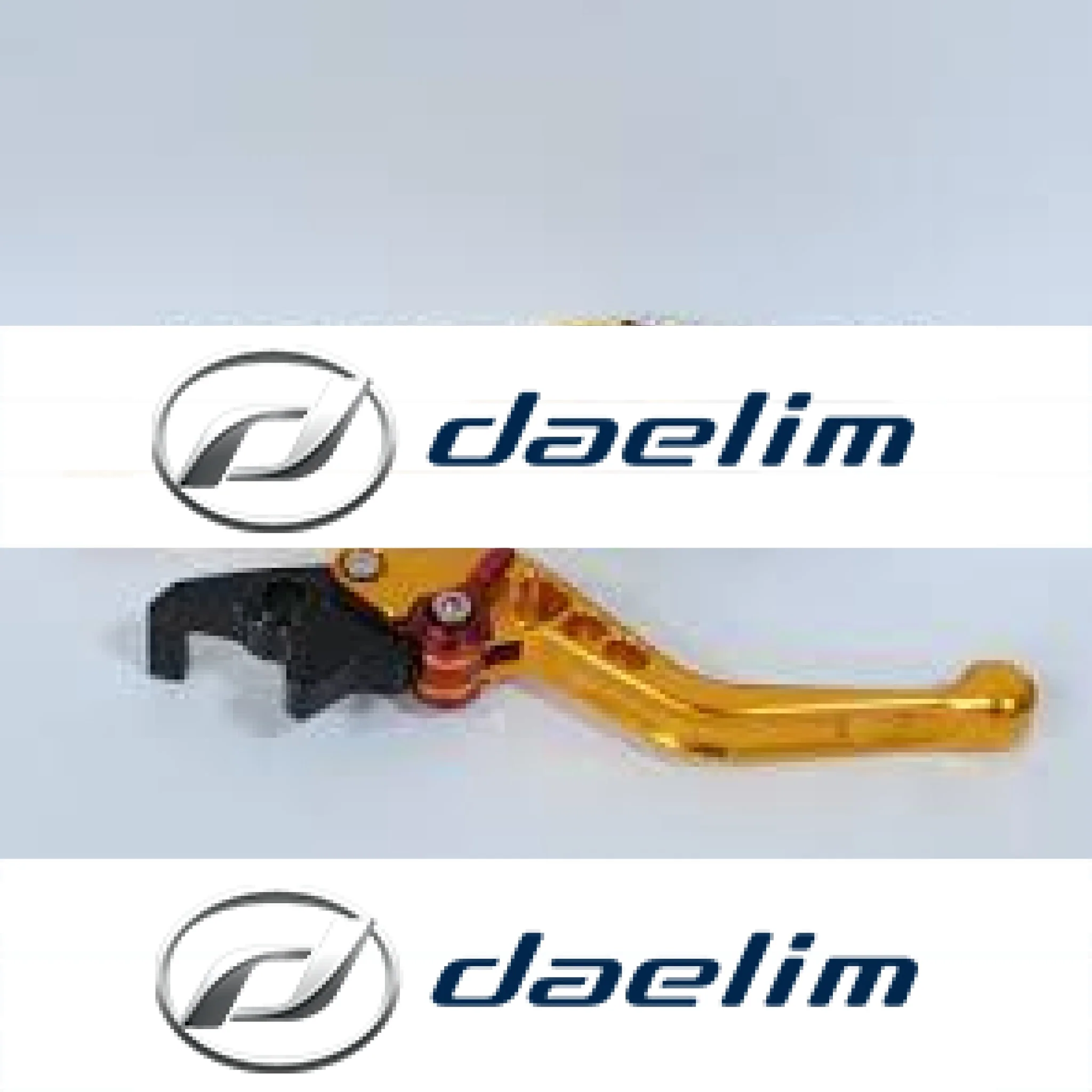 Adjustable Folding Brake & Clutch Levers Gold Daelim S3 125 S3 250