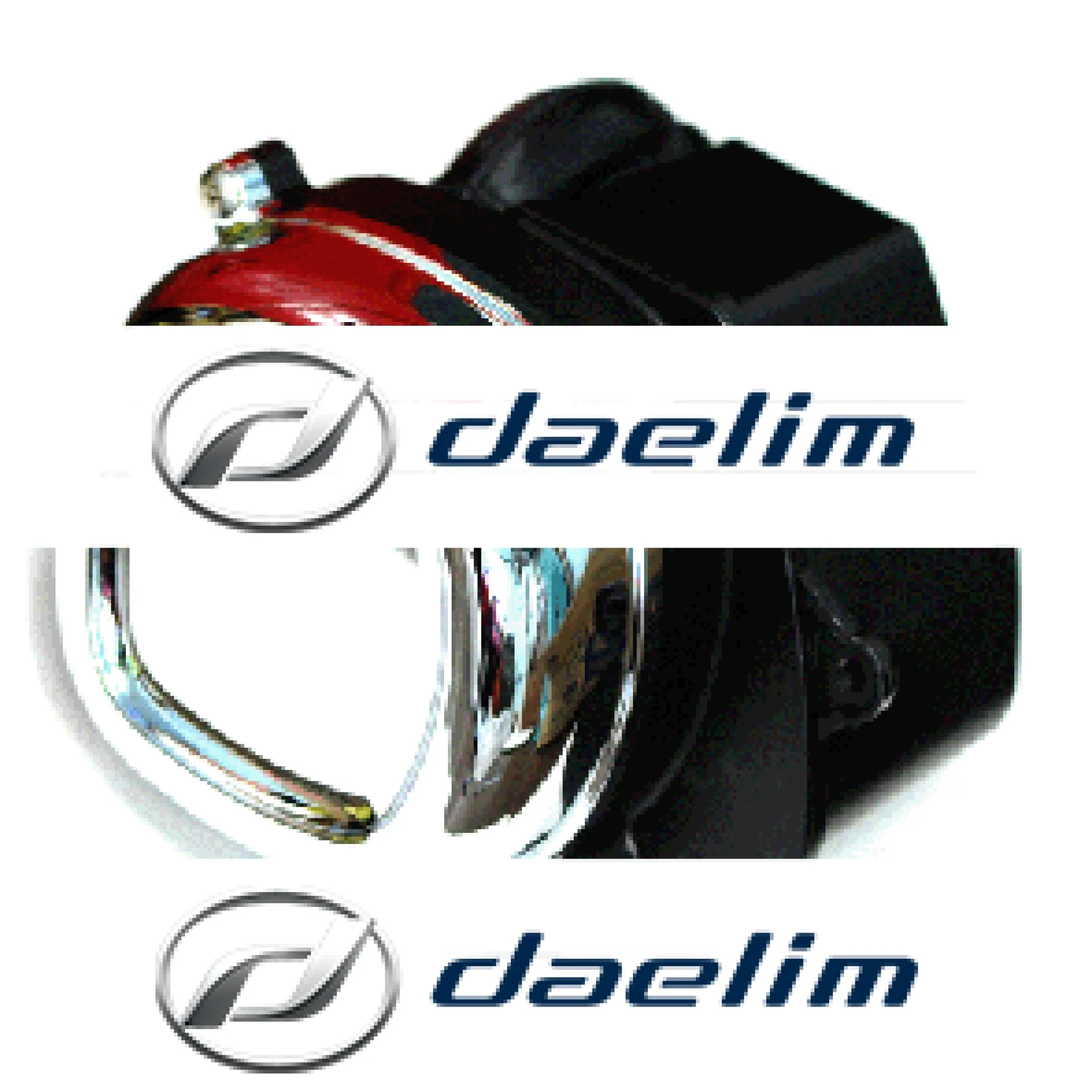 Genuine Air Filter Cleaner Box Housing Assembly Chromium Daelim VL125 Daystar 125