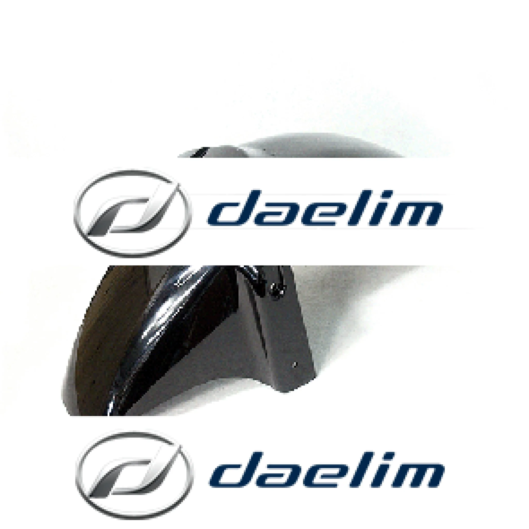 Genuine Front Fender Light Black Daelim VJ125