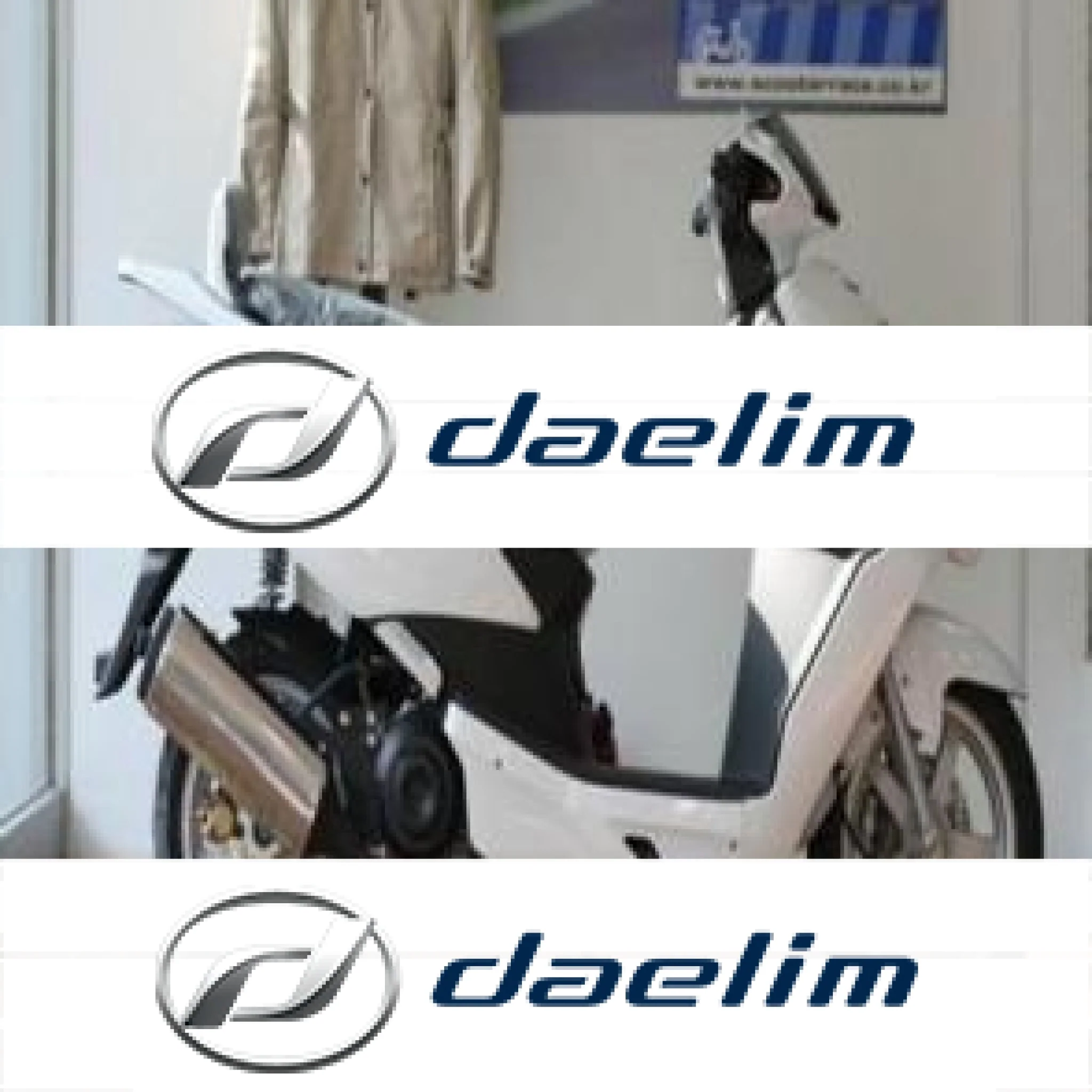Genuine Front Fender White Daelim S1 125
