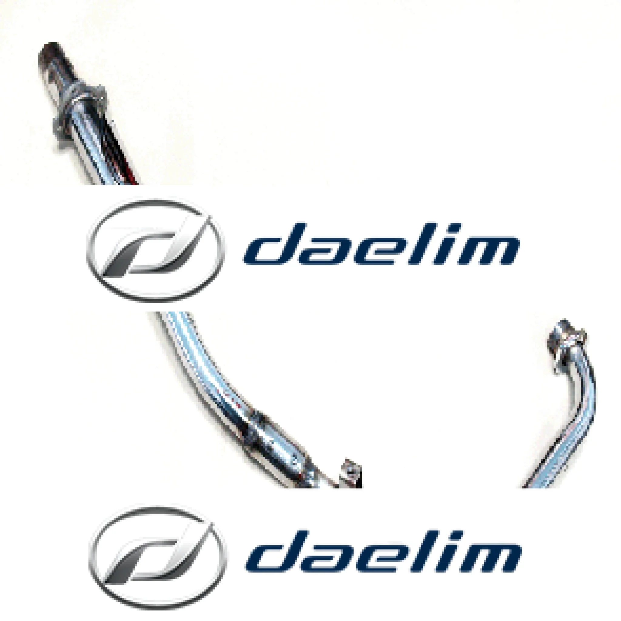Genuine Front Header Muffler Exhaust Pipe Daelim VJF250