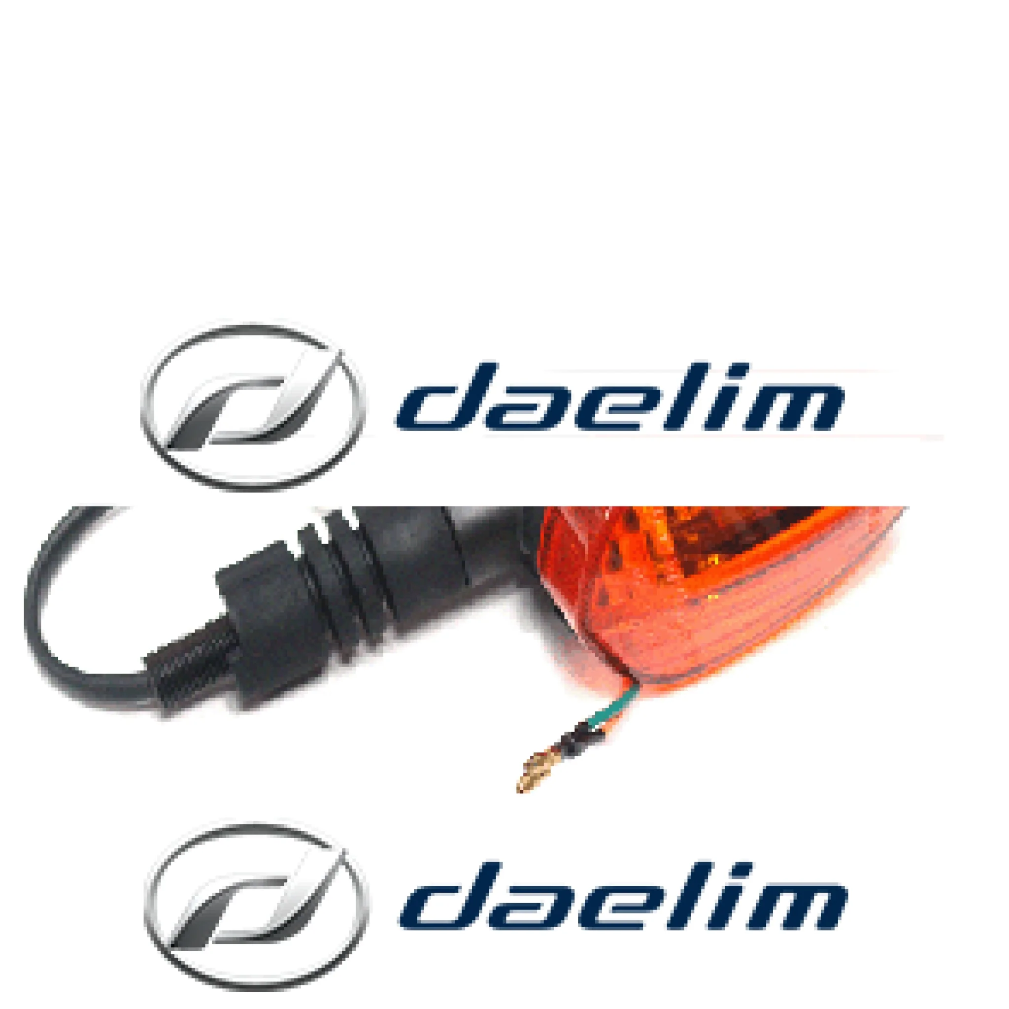 Genuine Front Left Turn Signal Amber Lens Daelim VJF125