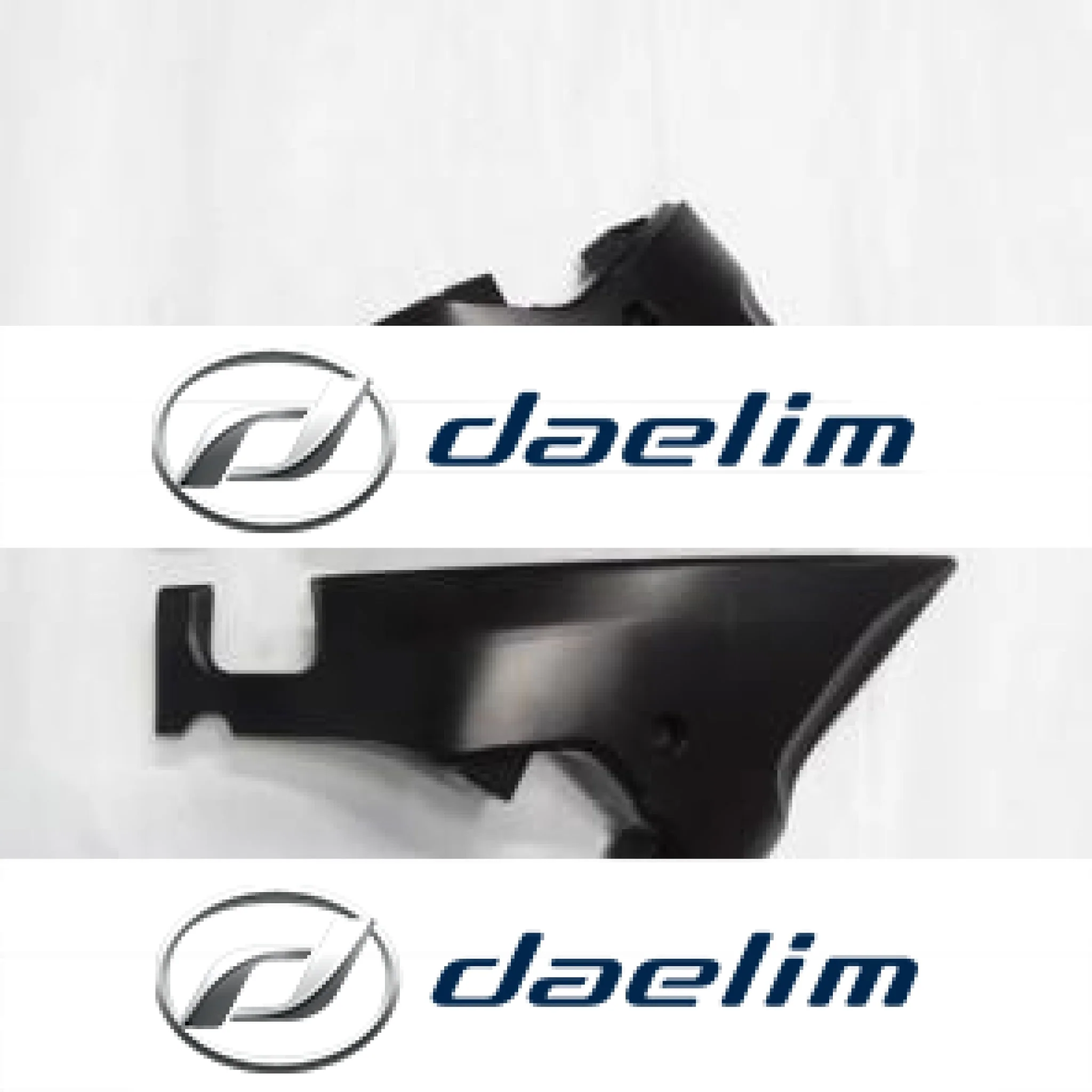 Genuine Front Side Cover Set Black Daelim VJ125