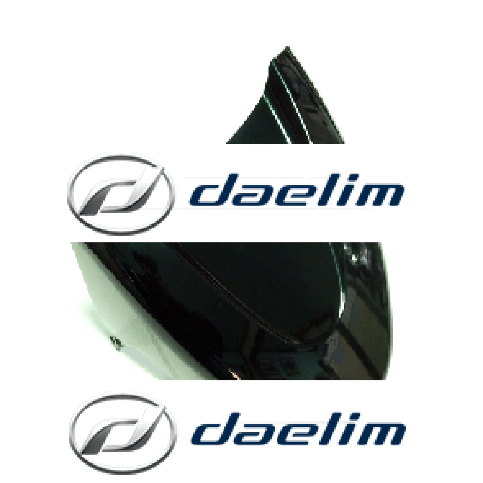 Genuine Front Sub Fender Daelim SN125 (B-Bone / Black)