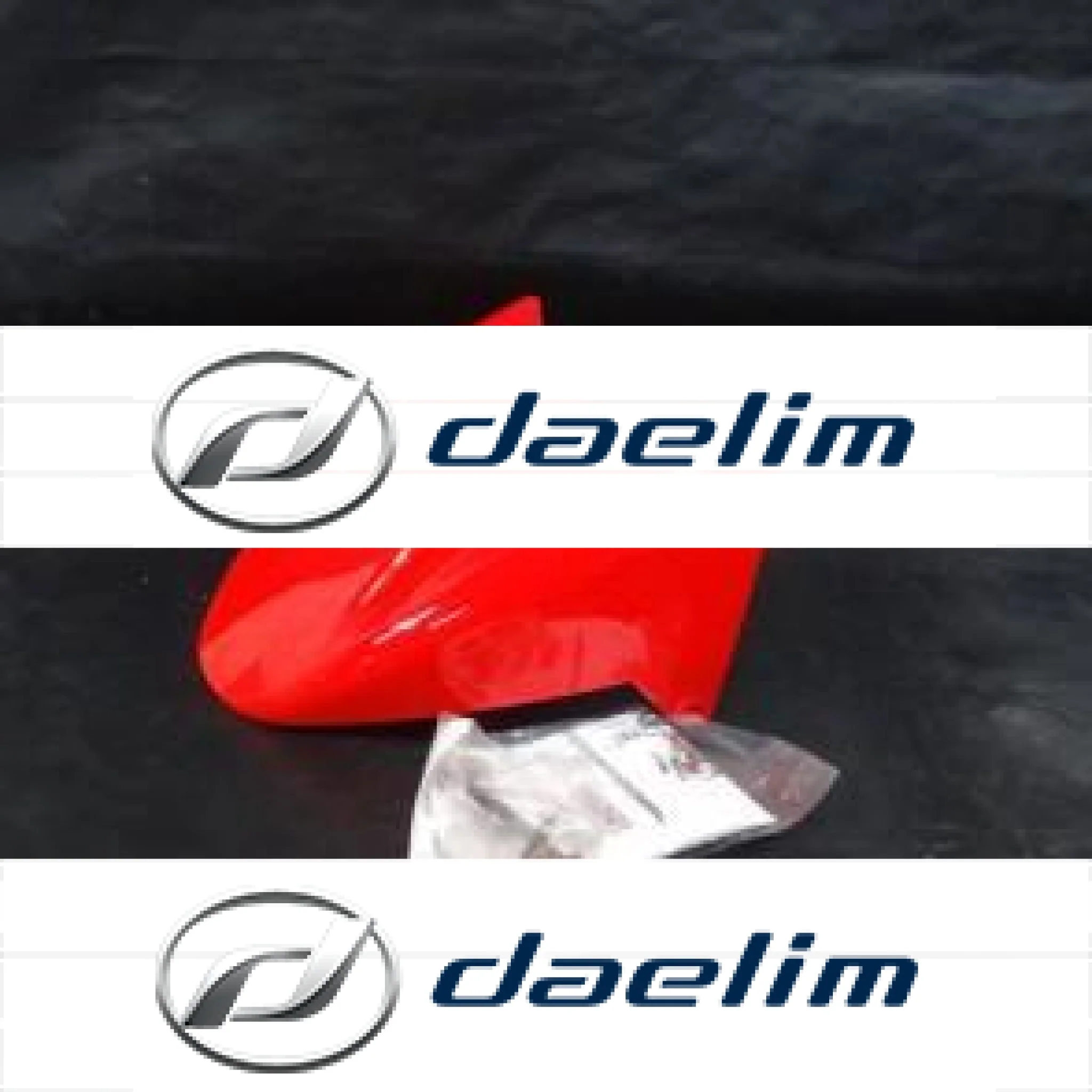 Genuine Front Sub Fender Red Daelim SN125 B-Bone