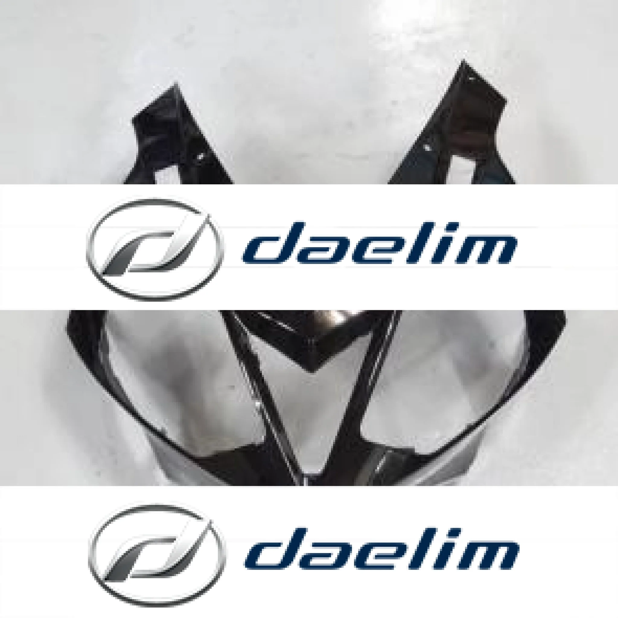 Genuine Front Upper Fairing Cowl Nose Black Daelim VJF125 VJF250