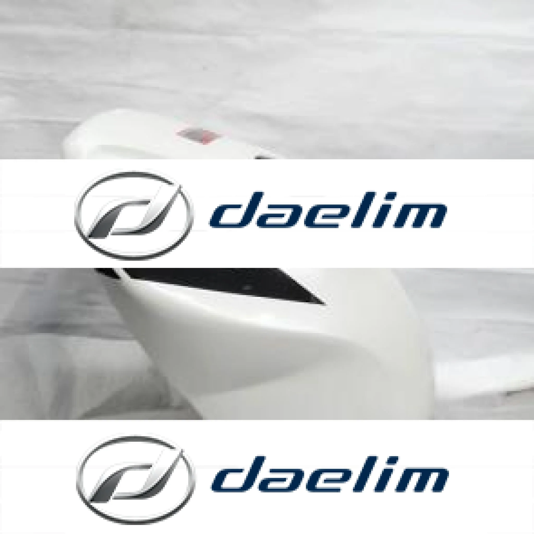 Genuine Fuel Gas Tank Cover White Daelim VJ125 VJF125