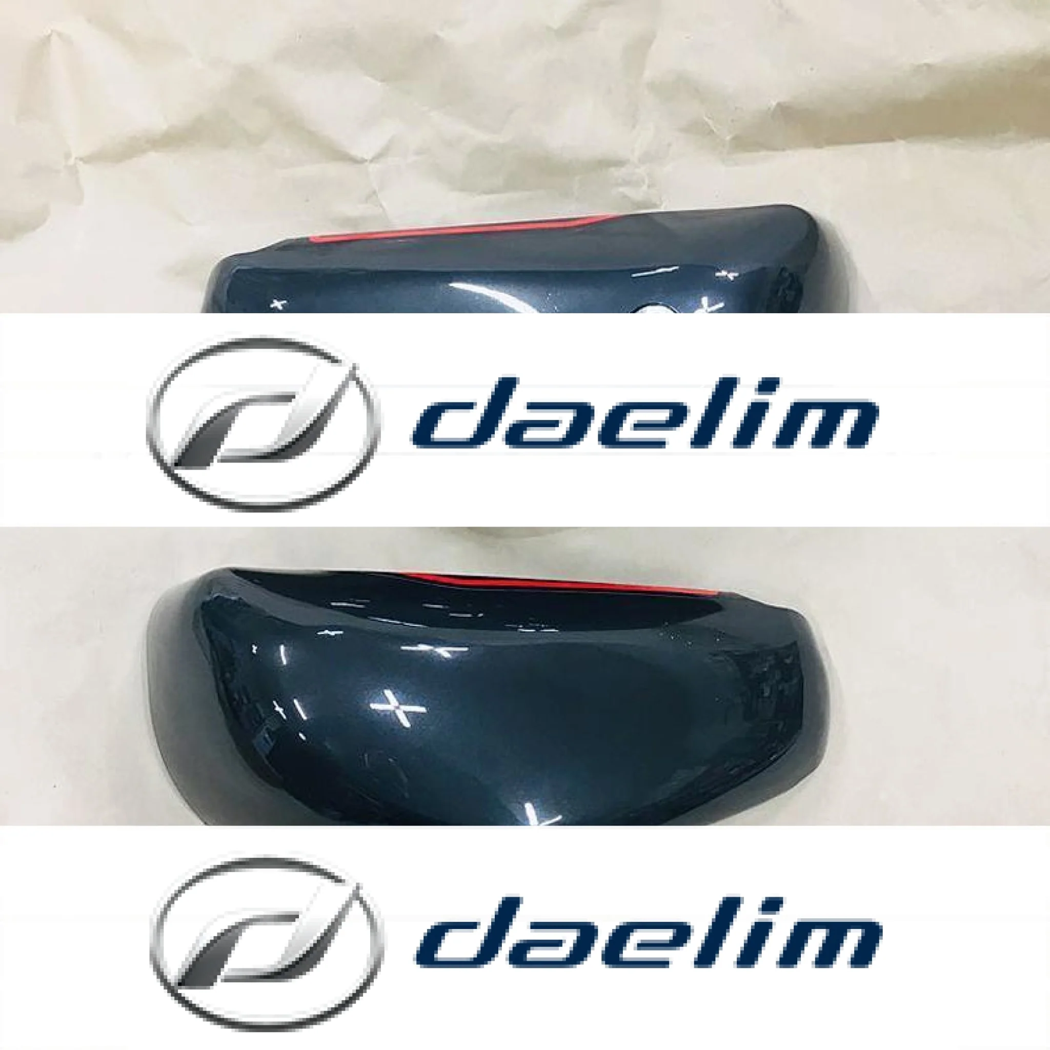 Genuine Left & Right Side Cover Panel Set Gray Daelim VL125 Daystar