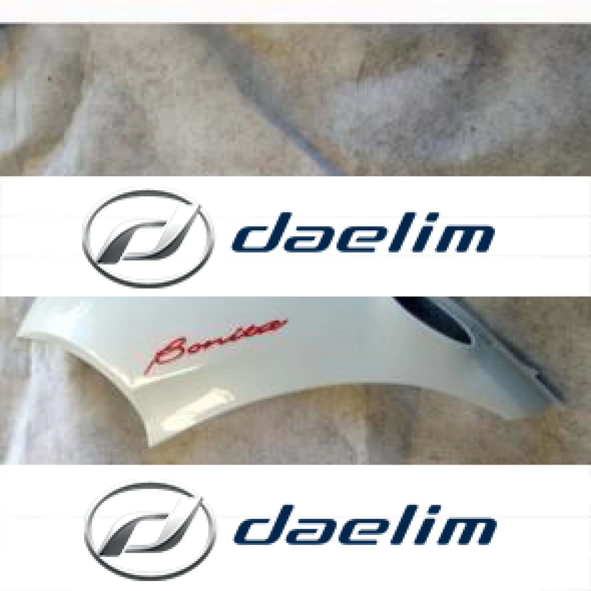Genuine Left Side Body Panel Cover White Daelim SE50C Bonita 50