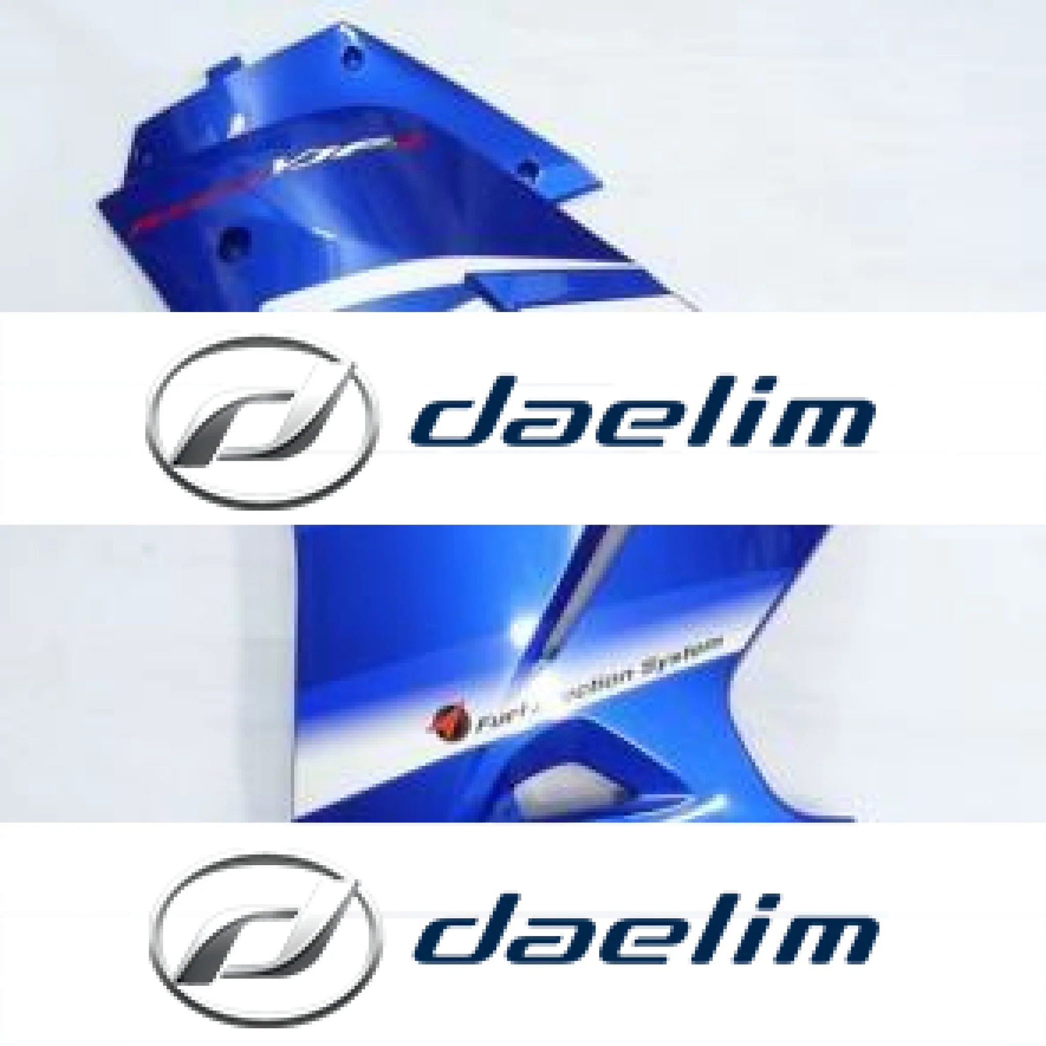 Genuine Lower Left Fairing Cowl Blue Daelim VJF125