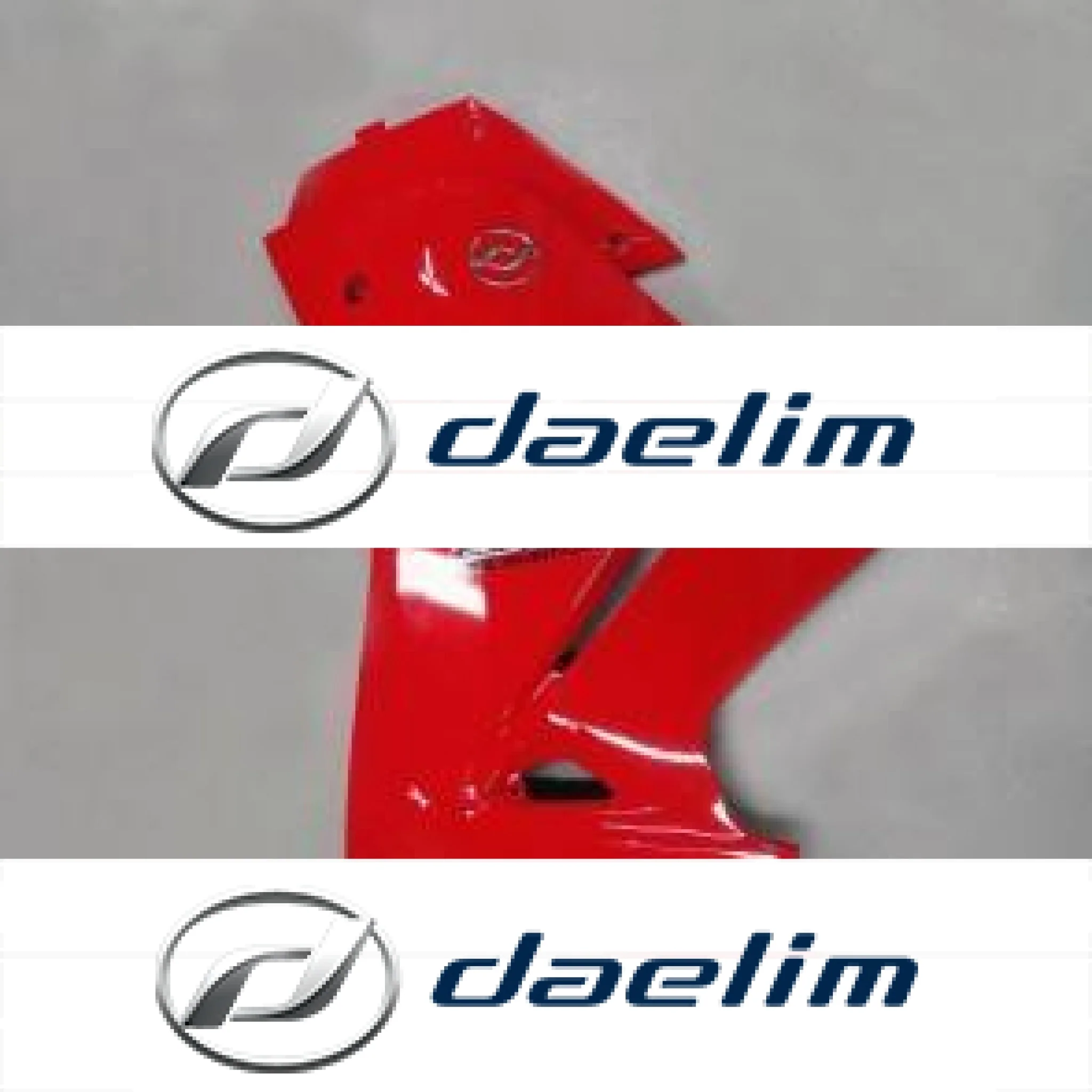 Genuine Lower Left Fairing Cowl Red Daelim VJF 250