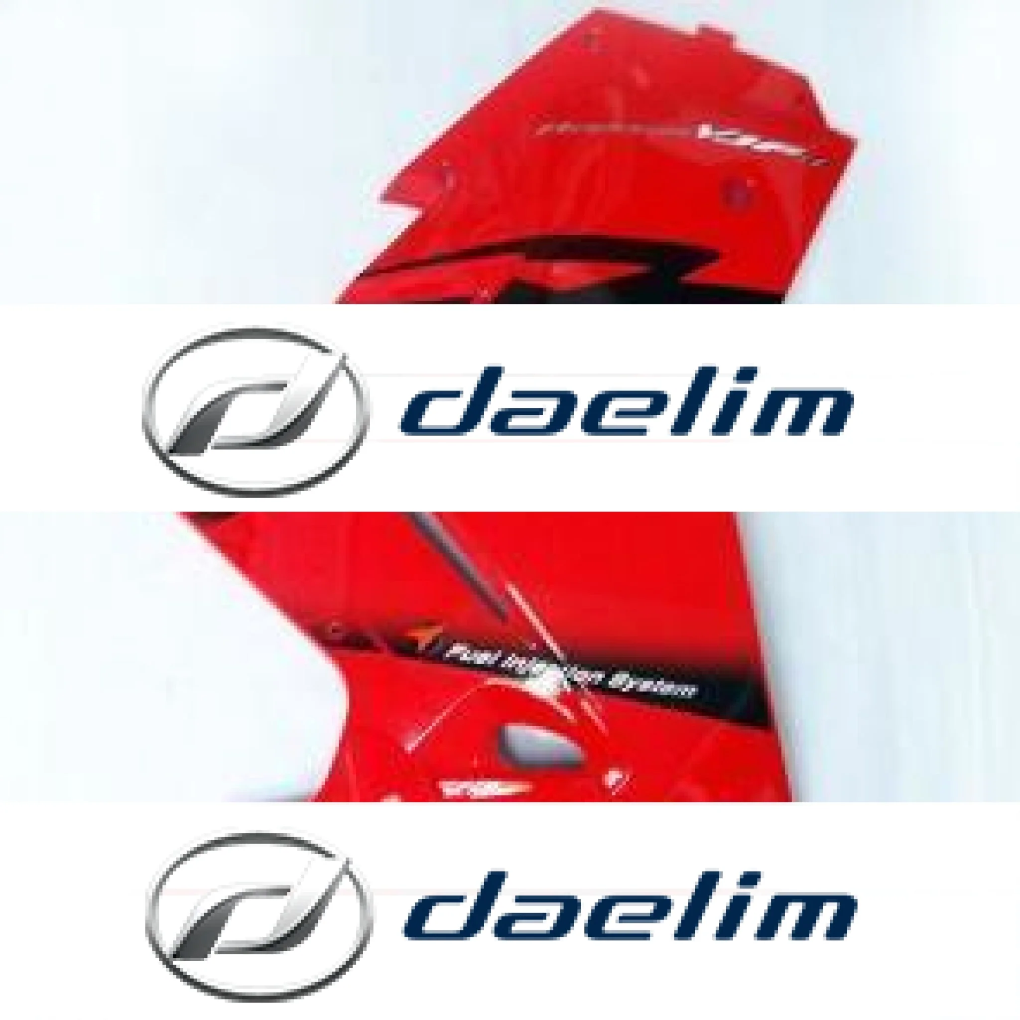 Genuine Lower Right Fairing Cowl Red Daelim VJF125