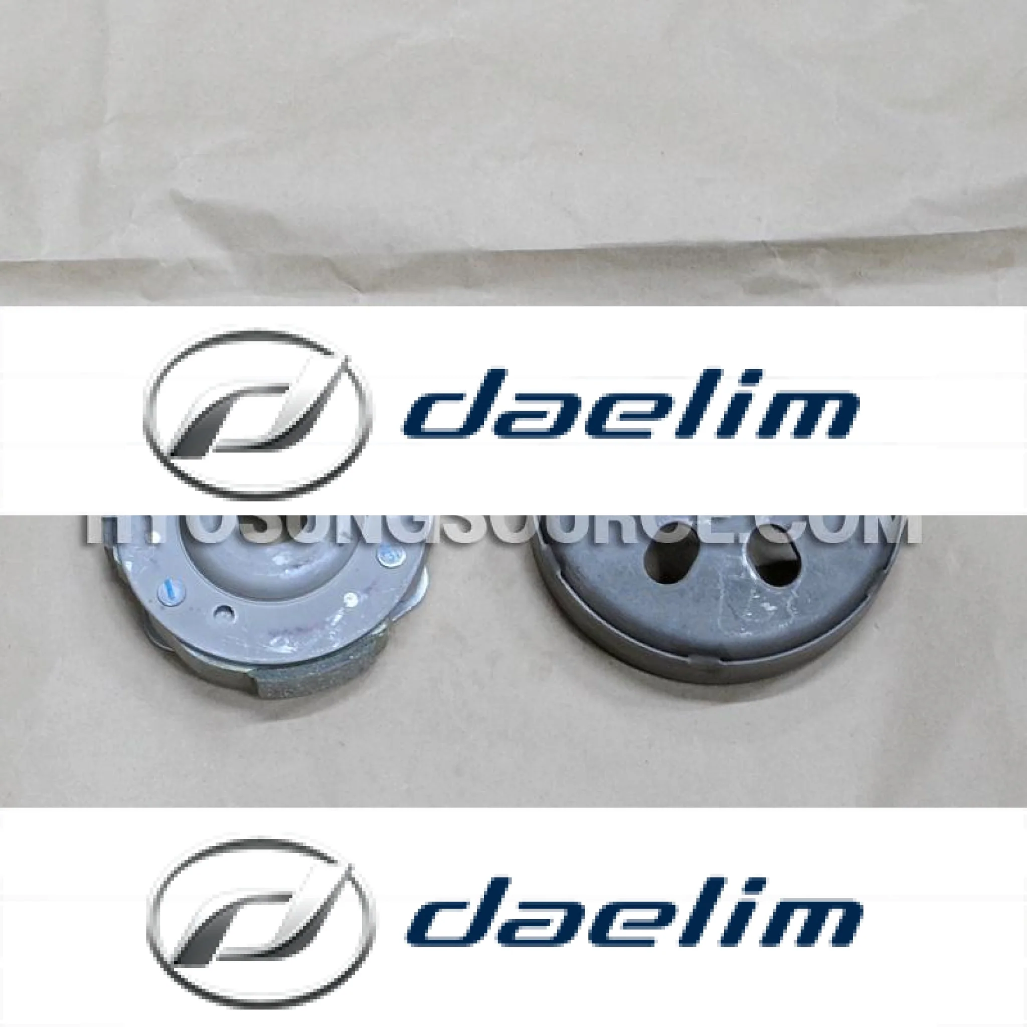Genuine Rear Drive Clutch Plate & Bell Daelim SL125 SN125 S1 125 S2 125 SG125 NS125