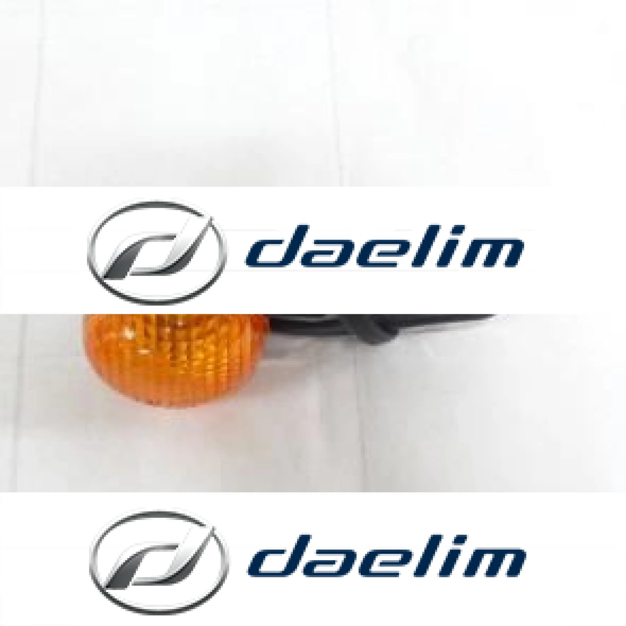 Genuine Rear Left Turn Signal Clear Amber Lens Daelim SC125 SC125C