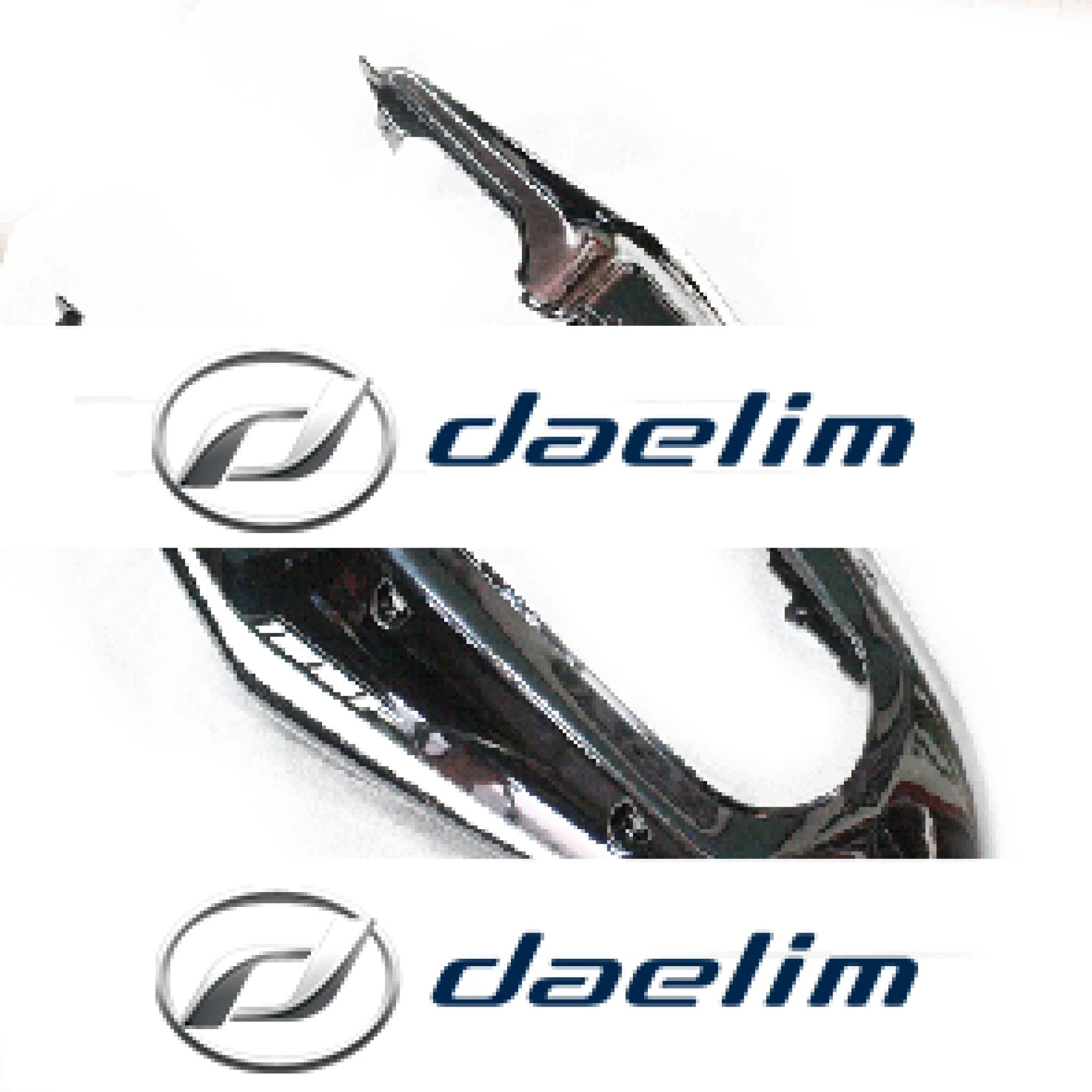 Genuine Rear Side Cover Black Daelim VJF 125 VJ125