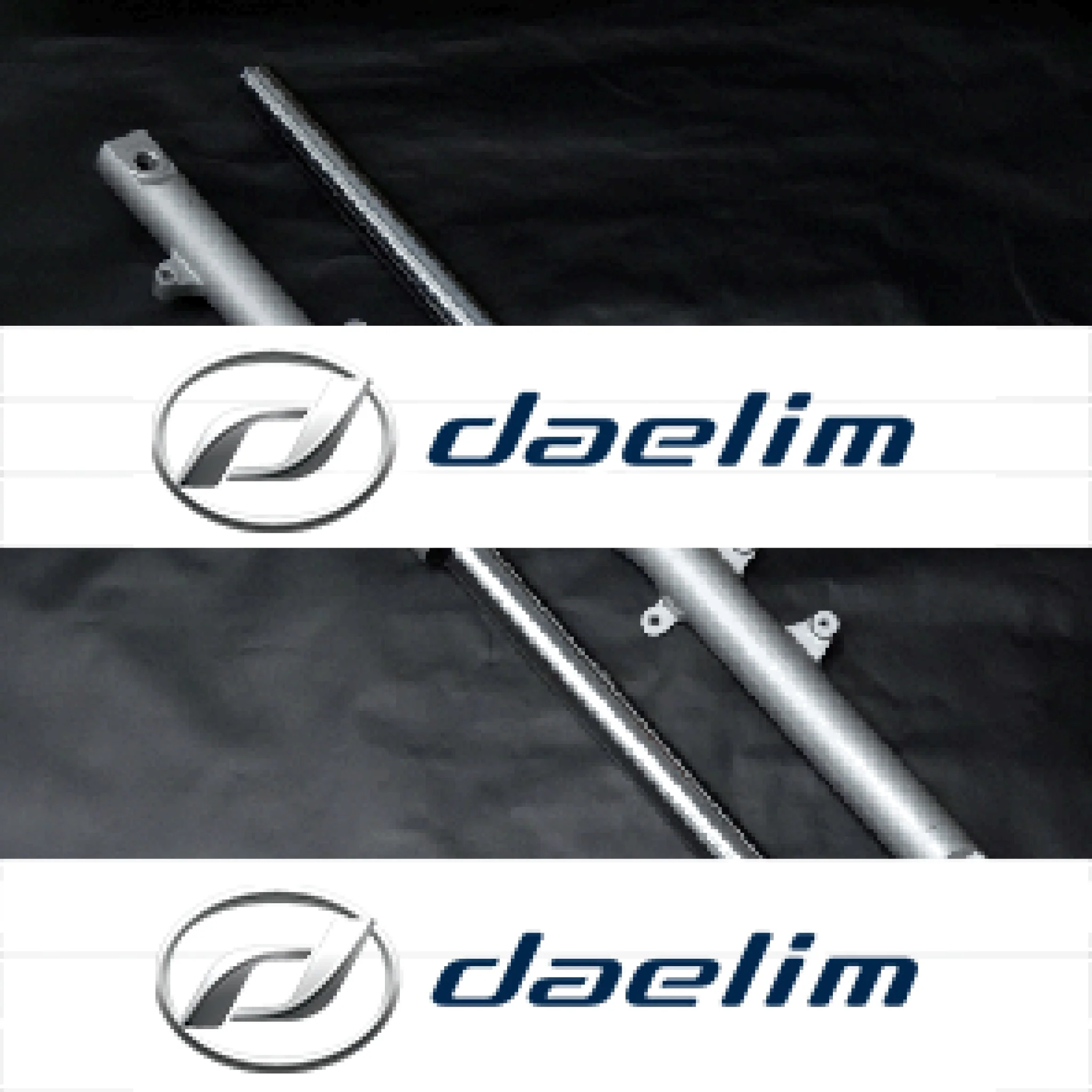 Genuine Silver Front Forks Suspension Set Daelim VJ125 VJF125